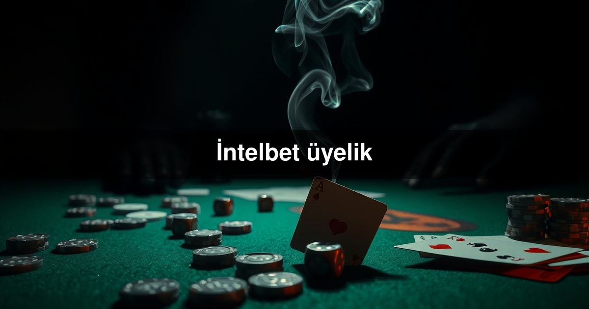 İntelbet üyelik